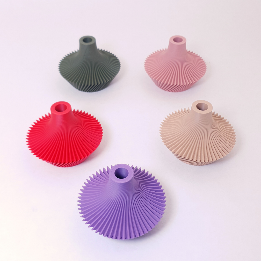 Decoration Noel originale vases design Vasotopia rouge blanc vert